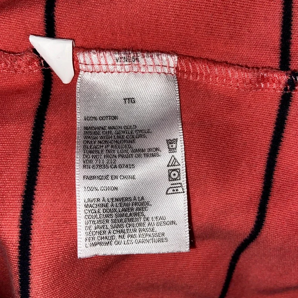 Nautica Polo Shirt Mens Size XXL Striped Coral Color *